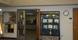 Advising Center located in the Osterlin Library on Main Campus.