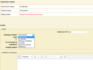 marking workflow state