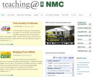 teaching@NMC Screenshot