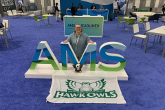 Tiffani Wilke at the AMS Conference in Houston