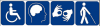 Keep Web Accessibility in Mind Major categories of disability types are Motor, Cognitive, Hearing, & Visual.