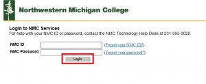 When Logging into NMC Services Nothing Happens!