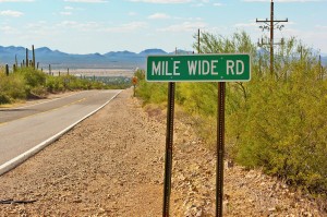 A Mile Wide….