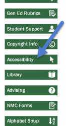 Now on Teaching@NMC: Accessibility