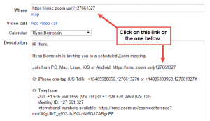how to set up a zoom meeting in gmail