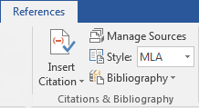 Microsoft Word References