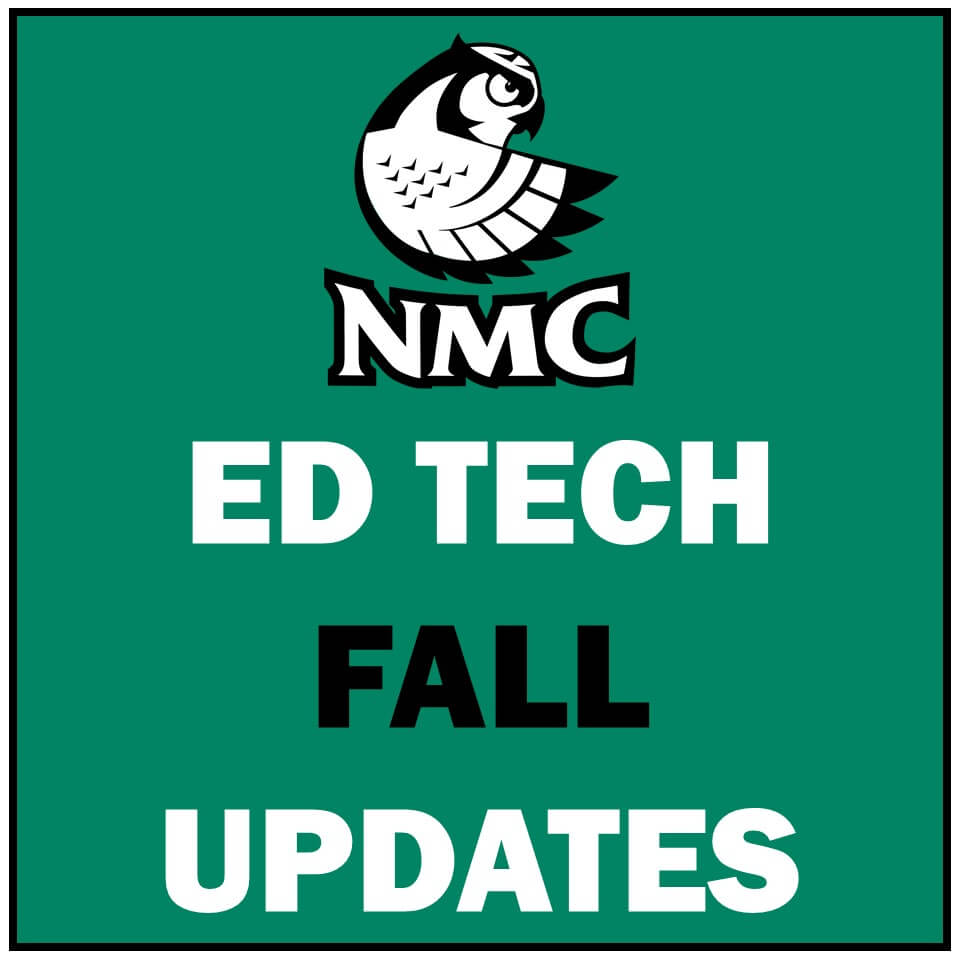 Fall Updates from Ed Tech