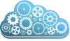 Seven things to know from me as we go from in-class to on-line: a note from your professor Cloud icon filled with gears