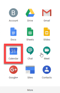 (google apps sub menu)