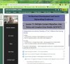 Transition from Traditional to Synchronous Remote Learning Live Lecture Screenshot