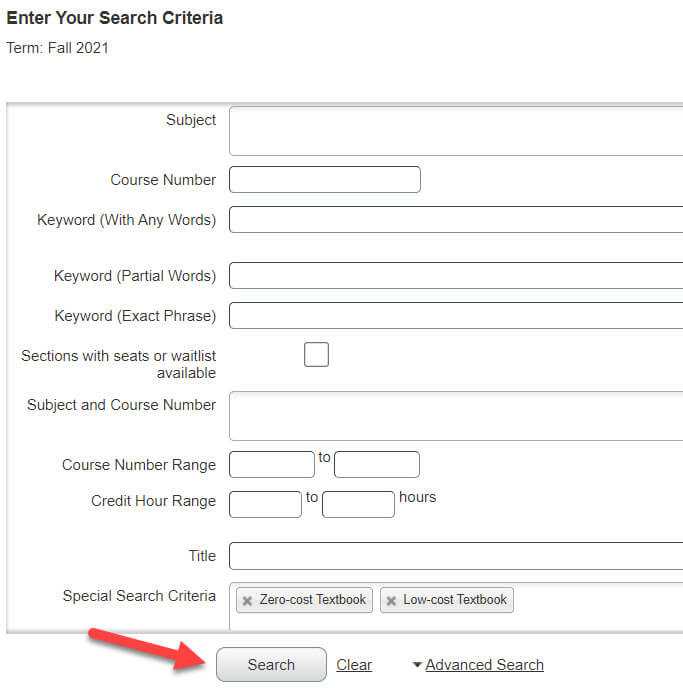 ZCT and LCT search submit