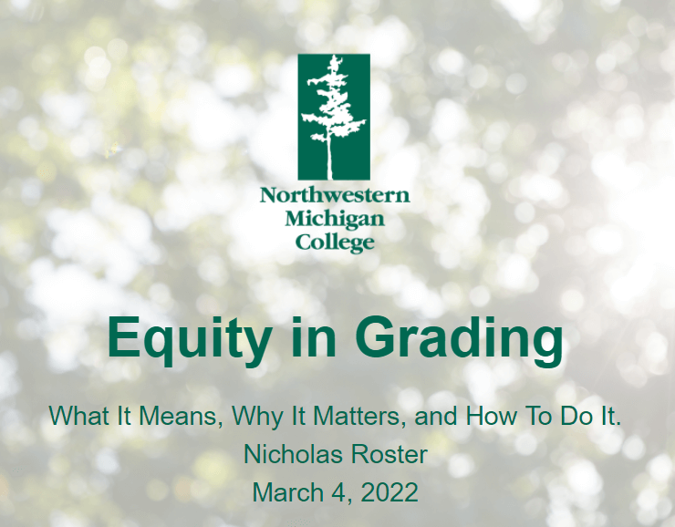 Podcast: Equity in Grading