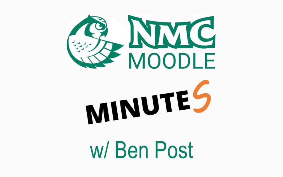 Moodle Minute(s) E16: Ed Tech’s Zoom Office Hours