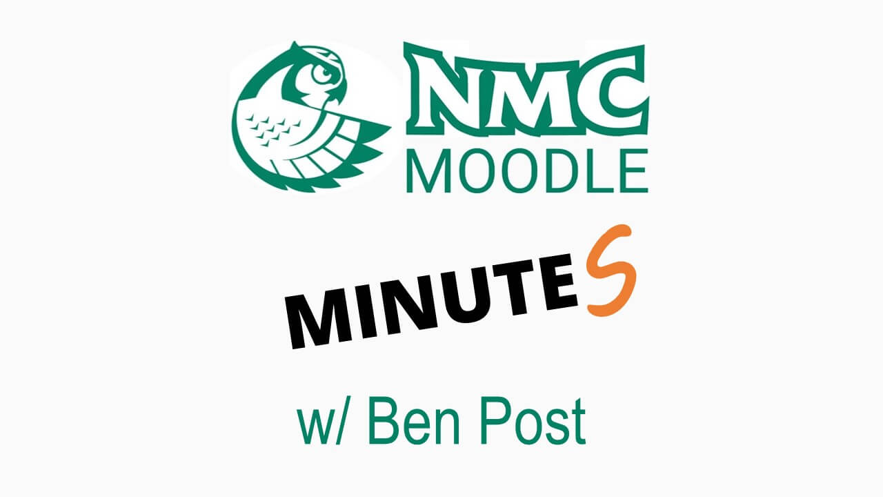 Moodle Minute(s) E7: Moving a Past Course into a New Course