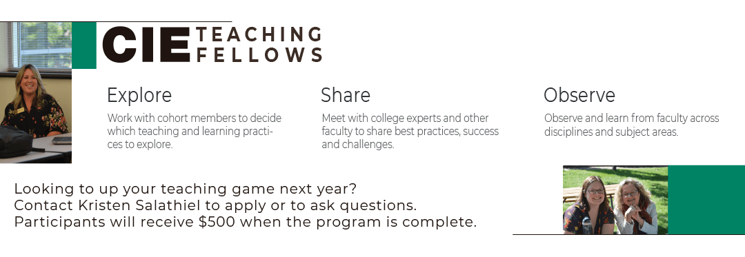CIE Teaching Fellows Wants You!