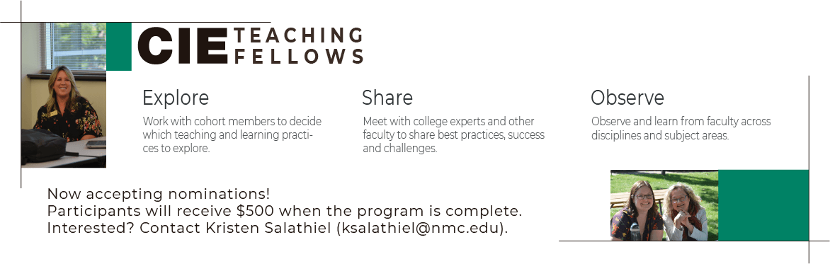 Teaching Fellows program. Contact Kristen Salathiel to sign up