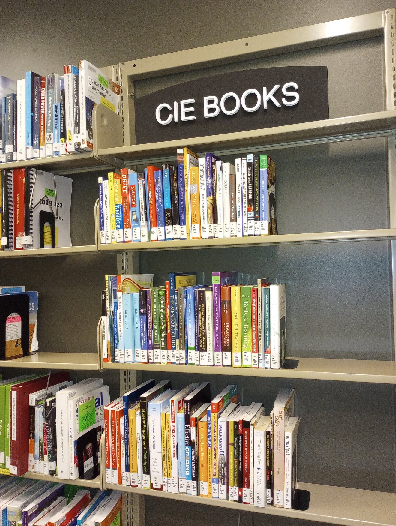 CIE Books in Library