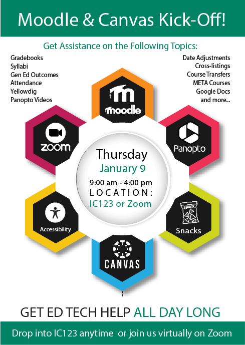 Canvas Kick-Off is Thursday, January 9