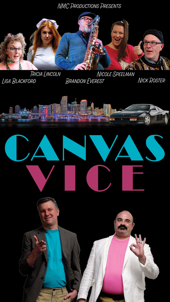 Canvas Vice Movie Poster