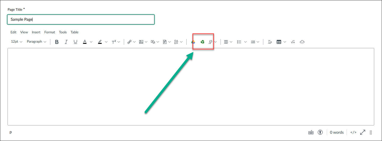 Panopto location in RCE editor