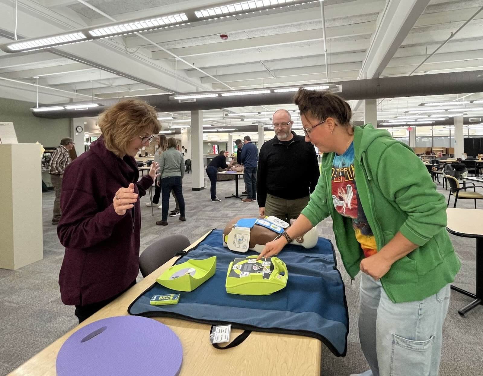 People gathered at Friday forum