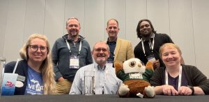 Amy Burns Bailey, Ryan Deering, Scott Goethals, Stewart Jack, Elizabeth Sonnabend, Swoop & KeVeon White at TRENDS.