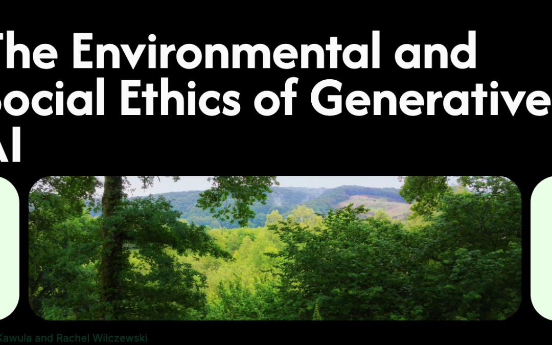Friday Forum This Week: The Environmental And Social Ethics Of AI