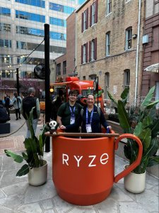 Swoop Ryze Coffee display