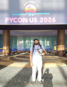 KeVeon and Swoop at PyCon US 2026 in Long Beach.