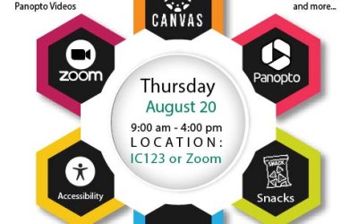 Canvas Day Camp is Coming! Thursday, August 20 from 9-4 (and on Zoom)