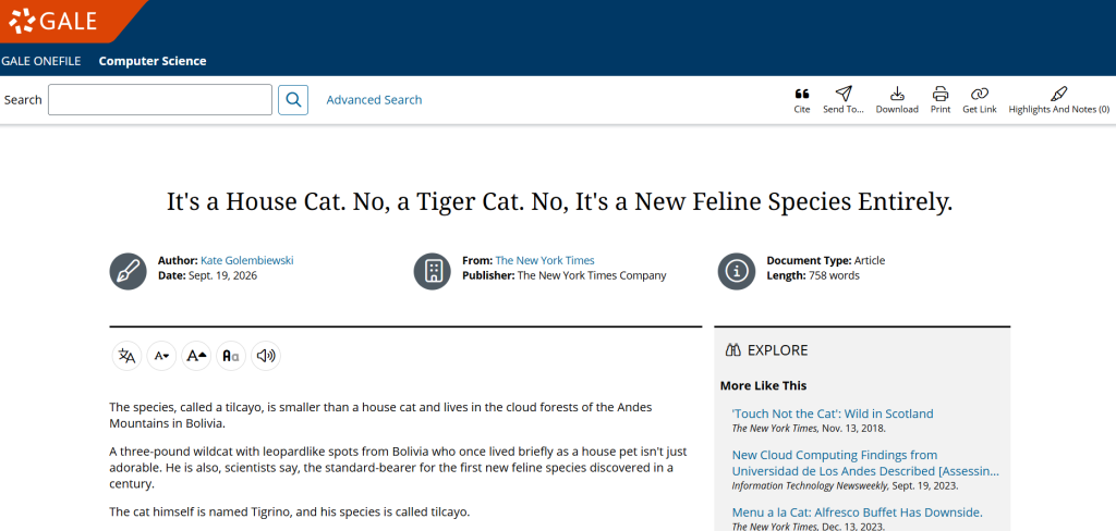It's a House Cat. No, a Tiger Cat. No, It's a New Feline Species Entirely